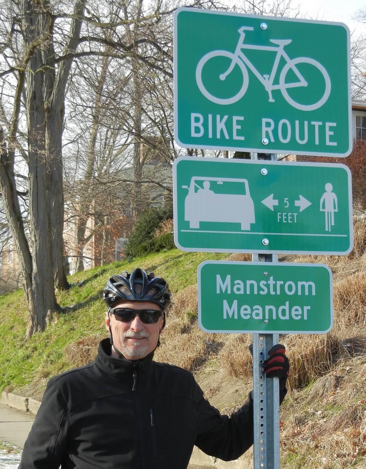 Kalamazoo College and City of Kalamazoo Create a New Bike Route ... - ManstromBRsigns