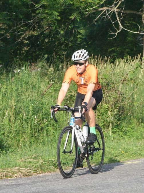 You must wear a helmet to participate in a Club Ride